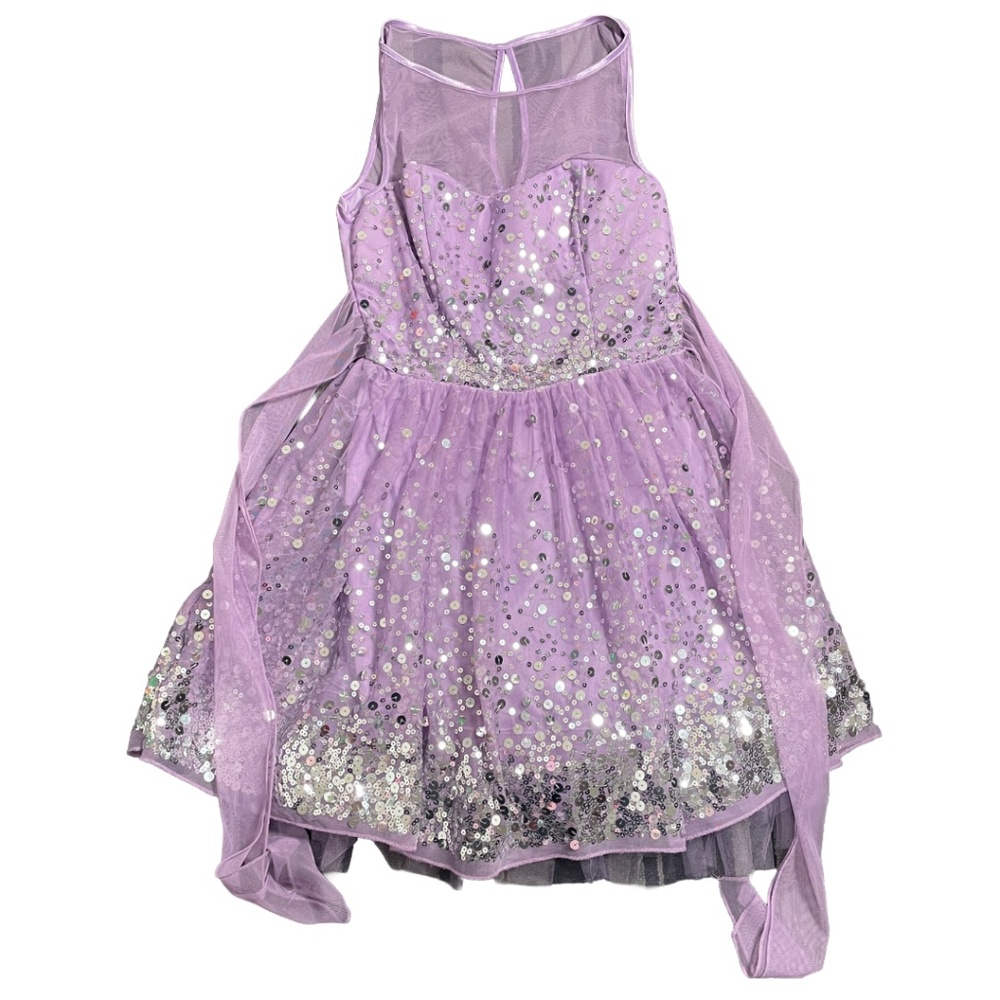 Lavender Sequin Tulle Party Dress  princess dress